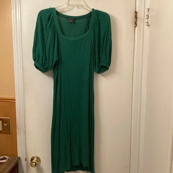 Banana Republic | Dresses | Vintage Banana Republic Green Jersey Knit Dress  | Poshmark